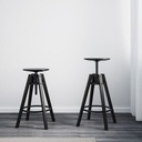 IKEA DALFRED Bar Stool, Black, 63-74 cm