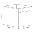 IKEA Drona Box, White, 33X38X33 cm