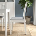 IKEA EKEDALEN Chair, White Orrsta Light Grey