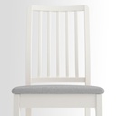 IKEA EKEDALEN Chair, White Orrsta Light Grey