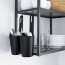 IKEA ENHET Hook Anthracite 6X24 mm