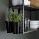 IKEA ENHET Wall FR W Shelves Anthracite 40X15X75 cm