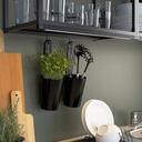 IKEA ENHET Wall FR W Shelves Anthracite 40X15X75 cm