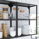 IKEA ENHET Wall FR W Shelves Anthracite 60X30X75 cm