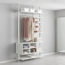 IKEA Elvarli Post, White, 222-350 cm