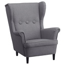 IKEA STRANDMON Children's Armchair, Vissle Grey