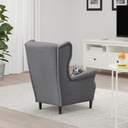 IKEA STRANDMON Children's Armchair, Vissle Grey