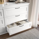 IKEA SONGESAND Chest of 6 Drawers, White, 161X81 cm