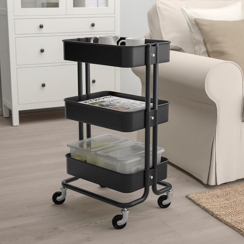 IKEA Raskog Trolley, Black