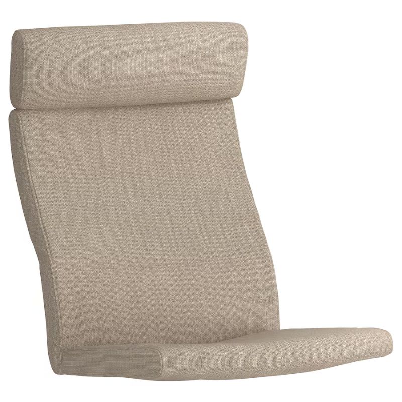 IKEA POANG Armchair Cushion, Hillared Beige (cover only)