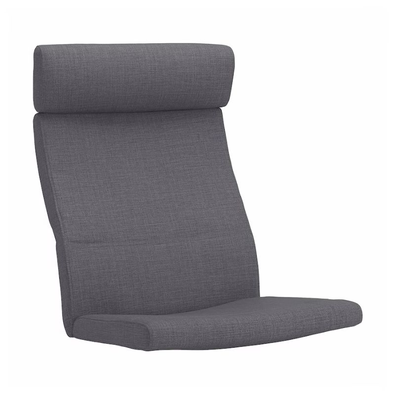 IKEA POANG Armchair Birch Veneer, Skiftebo Dark Grey (cover only)