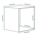 IKEA PLATSA Frame, White, 80X55X60 cm