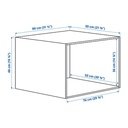 IKEA PLATSA Frame, White, 80X55X40 cm