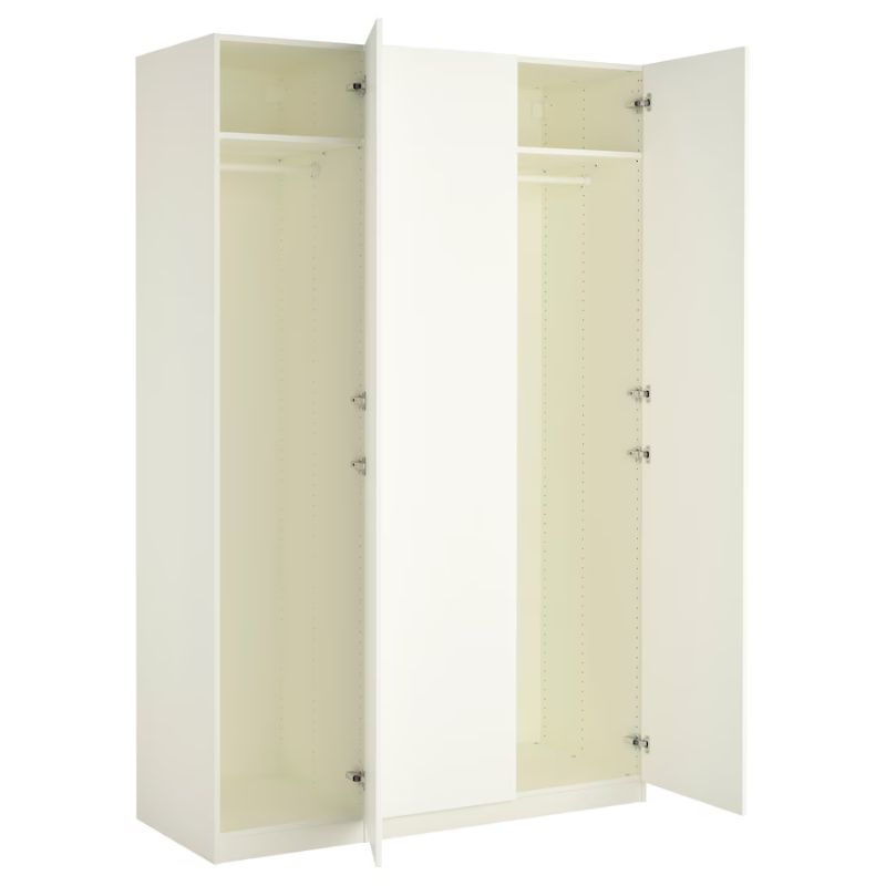 IKEA PAX Wardrobe, White-FORSAND White150X60X236 cm