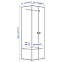 IKEA Godishus Wardrobe, White60X51X178 cm