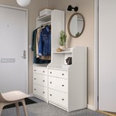 IKEA HAUGA Storage Combination White 140X199 cm