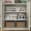 IKEA HAUGA Storage Combination White 279X46X199 cm