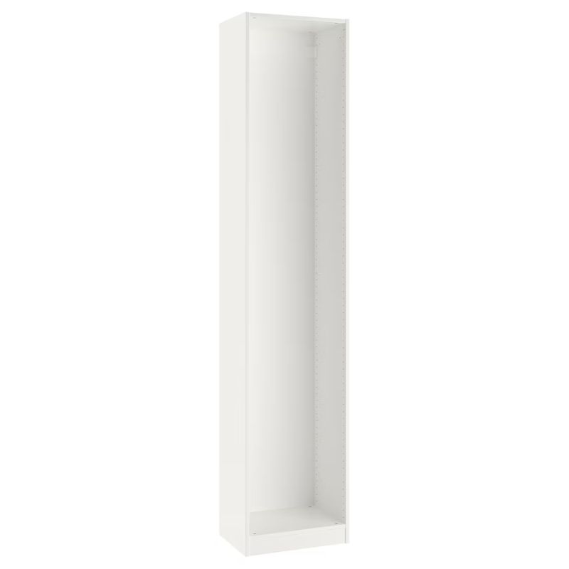 IKEA PAX Wardrobe Frame, White 50X35X236 cm