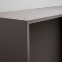 IKEA PAX Wardrobe Frame, Dark Grey, 75x58x236 cm