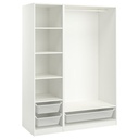 IKEA PAX Wardrobe Combination, White 150X58X201 cm, 113 Kg