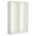 IKEA PAX 2 Wardrobe Frames, White 150X58X236 cm