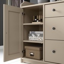 IKEA HAUGA sideboard, beige, 140x84 cm