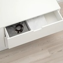 IKEA NORDLI Chest of 4 Drawers White 160X54 cm