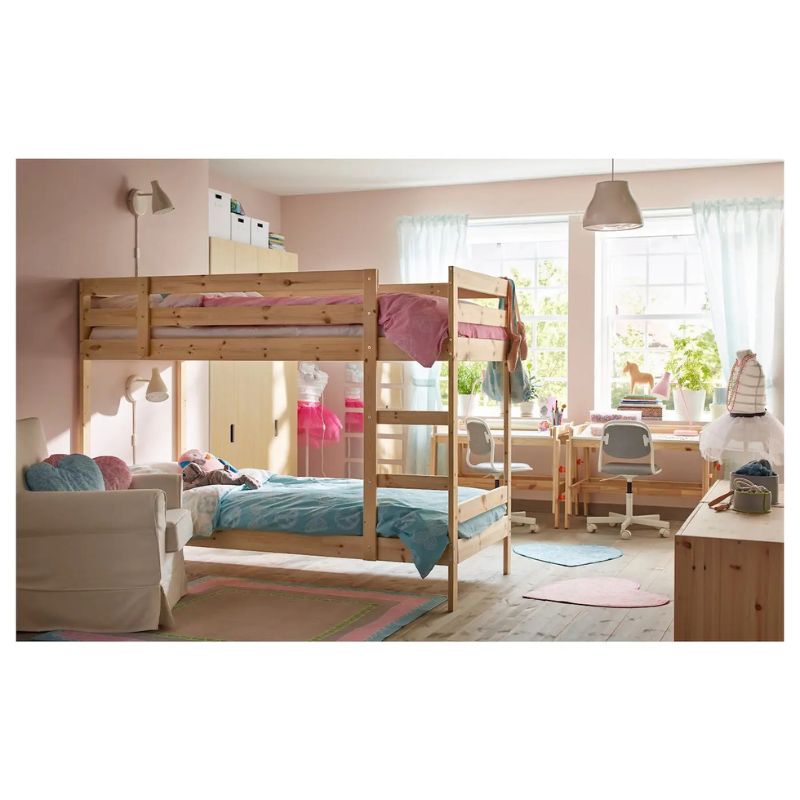 IKEA Mydal Bunk Bed Frame, Pine, 90X200cm