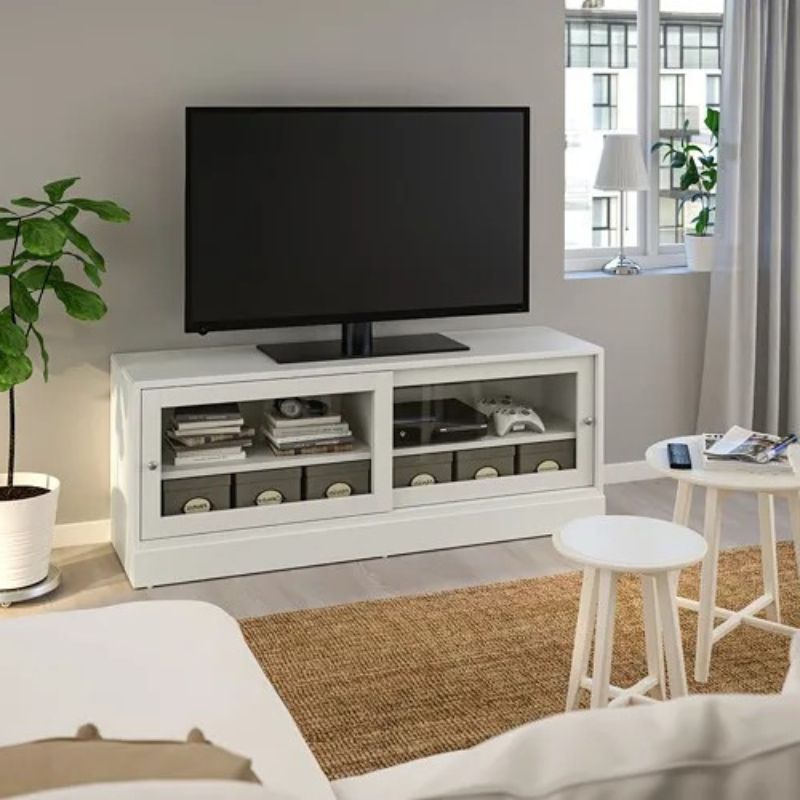 IKEA HAVSTA TV Bench with Plinth White 160X47X62 cm