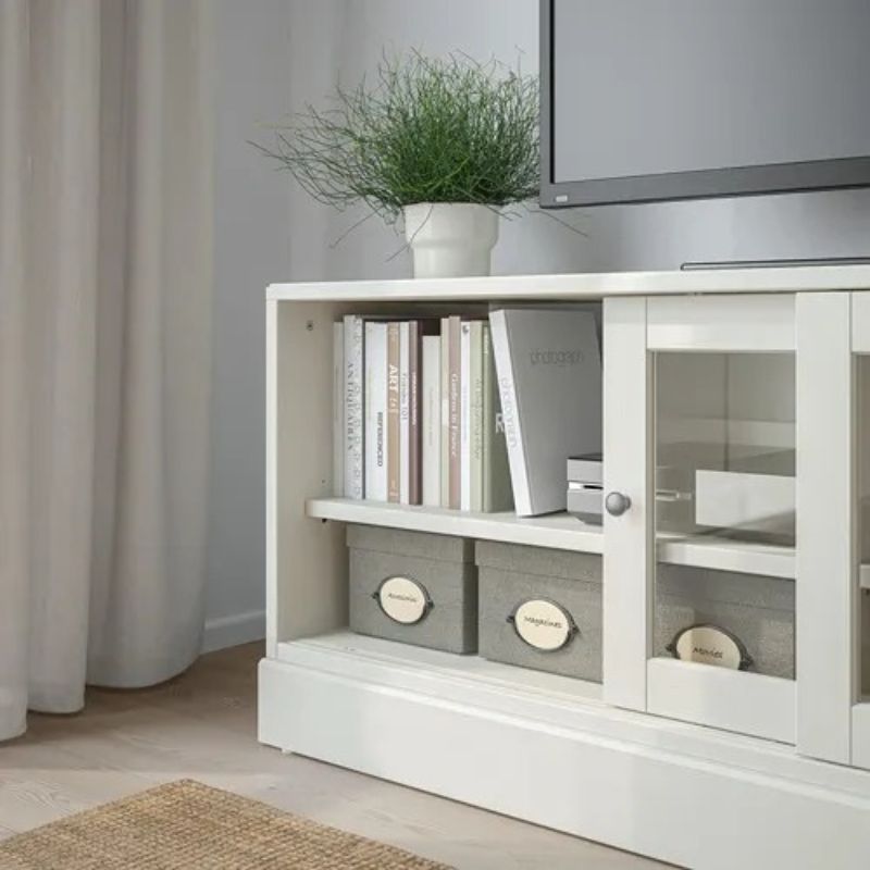 IKEA HAVSTA TV Bench with Plinth White 160X47X62 cm