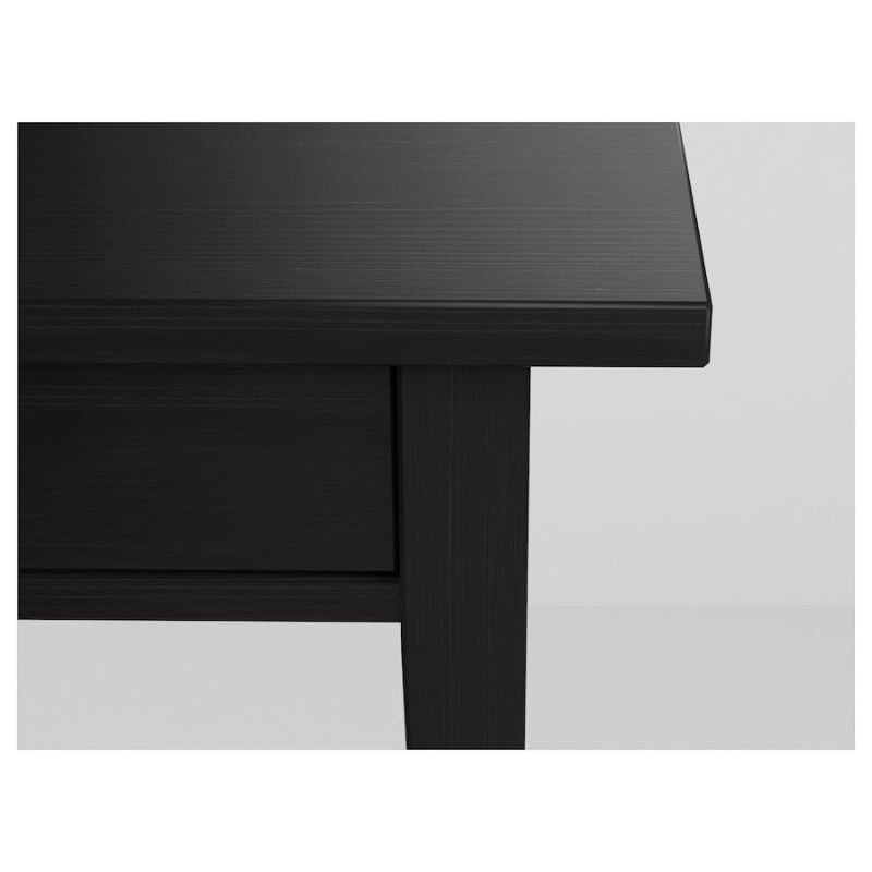 IKEA HEMNES Bedside Table, Black-Brown