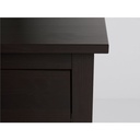 IKEA HEMNES Chest of 2 Drawers, Black-Brown