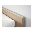 IKEA MALM Bed Frame, High, W 4 Storage Boxes White Stained Oak Veneer, Lonset