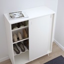 IKEA MACKAPAR Shoe Cabinet Storage White 80X35X102 cm