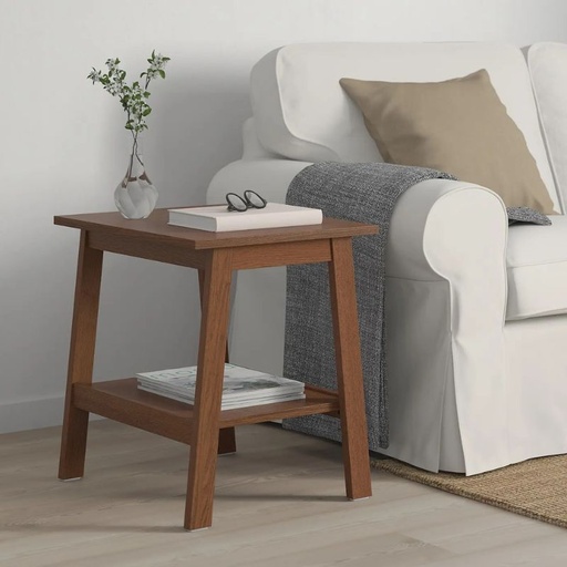 IKEA Lunnarp Side Table, Brown 55X45 cm