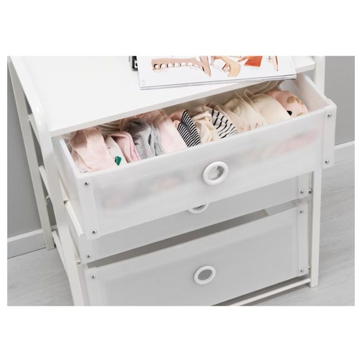 IKEA Lote Chest of 3 Drawers, White