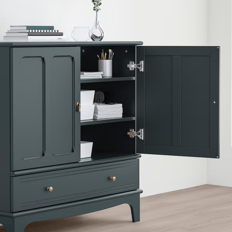 IKEA Lommarp Cabinet, Dark Blue-Green 102X101 cm