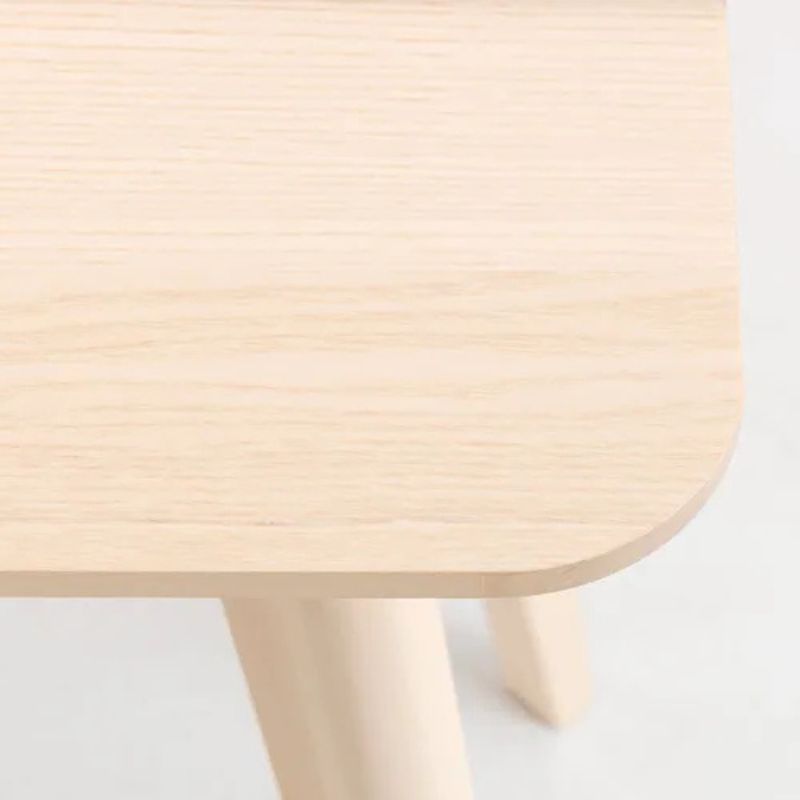 IKEA Lisabo Side Table, Ash Veneer 45X45 cm