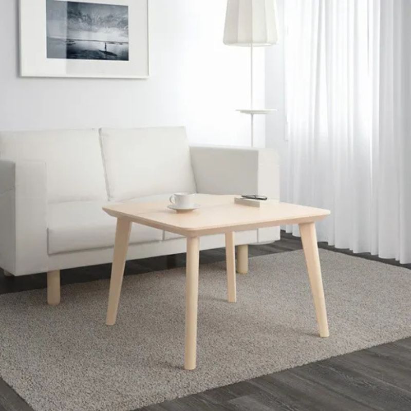 IKEA Lisabo Coffee Table, Ash Veneer 70X70 cm