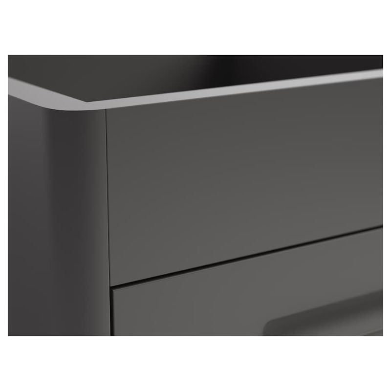 IKEA IDASEN Drawer Unit on Castors, Dark Grey 42X61 cm