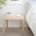 IKEA Lack Side Table White Stained Oak Effect 55X55 cm