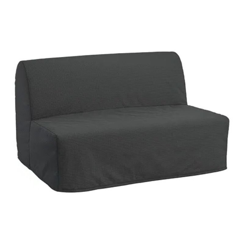 IKEA LYCKSELE HAVET 2-seat Sofa-Bed Vansbro Dark Grey