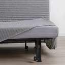 IKEA LYCKSELE HAVET 2-seat Sofa-Bed Knisa Light Grey