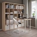 IKEA LINNMON Table Top White Stained Oak Effect 100X60 cm (Only table top)