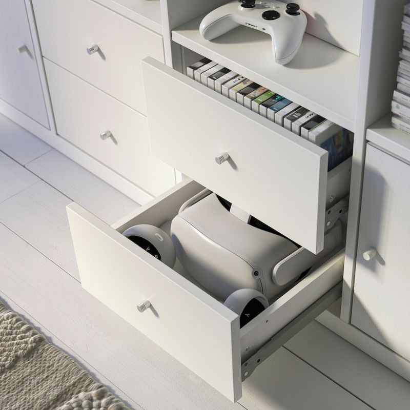 IKEA KALLAX Insert with 2 Drawers, White