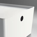 IKEA Kuggis Box with Lid, White, 26X35X15 cm