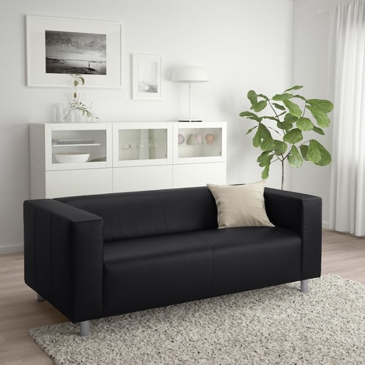 IKEA KLIPPAN 2-seat Sofa, Bomstad Black