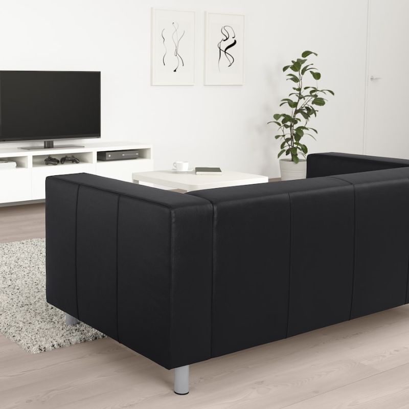 IKEA KLIPPAN 2-seat Sofa, Bomstad Black