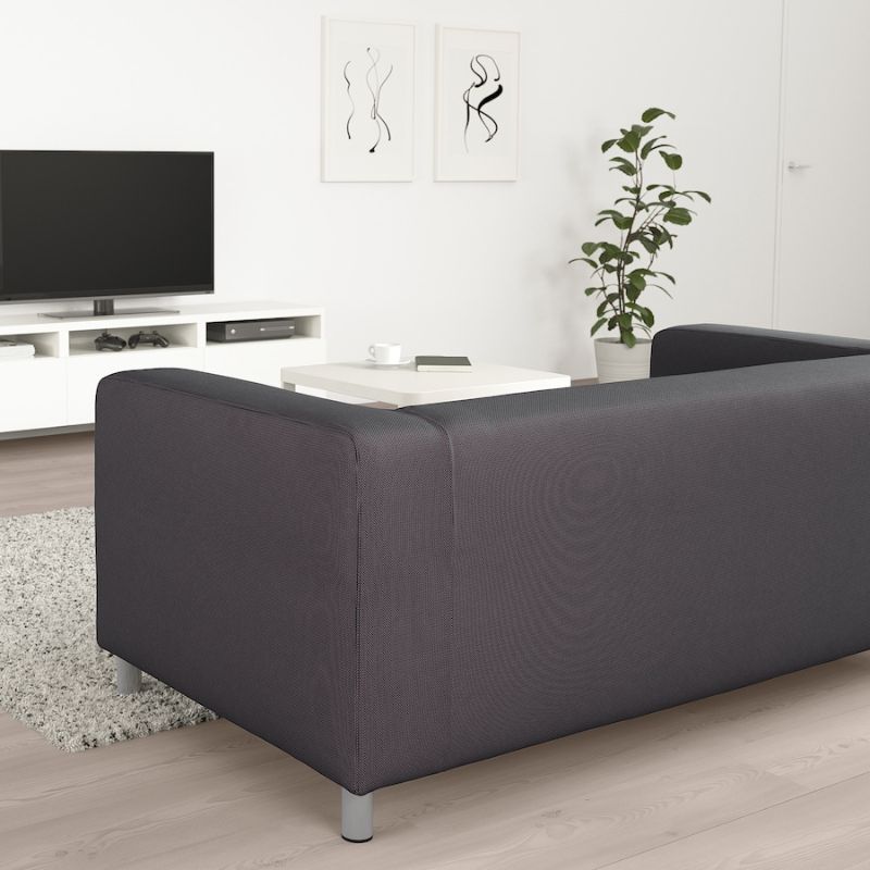 IKEA KLIPPAN Two-Seat Sofa, Vissle Grey .