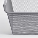 IKEA KOMPLEMENT Mesh Basket with Pull-out Rail Dark Grey 50X35 cm